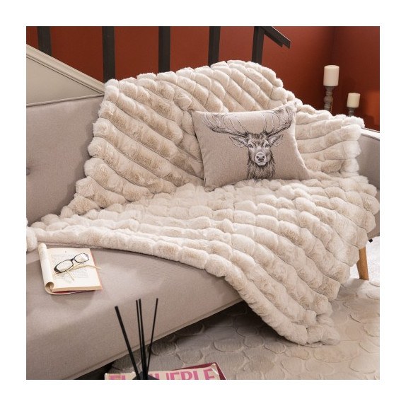 Γούνινο Ριχτάρι Teoran Cube 02 - 127 x 152 cm