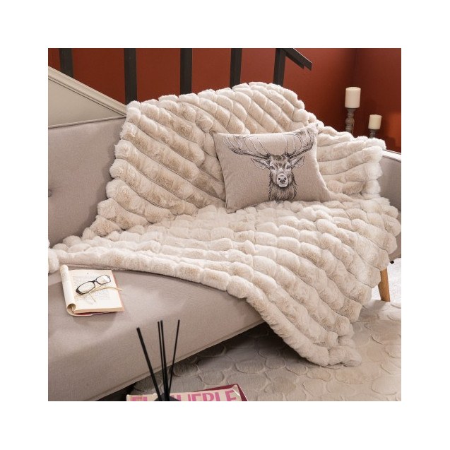 Γούνινο Ριχτάρι Teoran Cube 02 - 127 x 152 cm