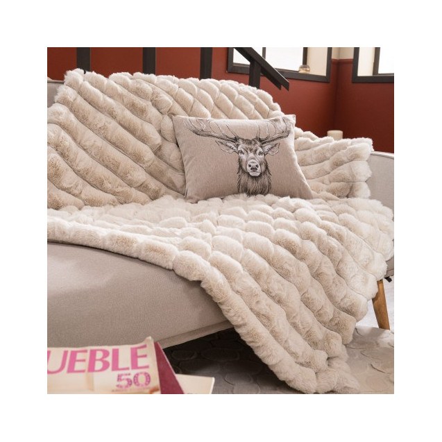 Γούνινο Ριχτάρι Teoran Cube 02 - 127 x 152 cm