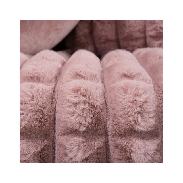 Γούνινη Μαξιλαροθήκη Teoran Cube 06 - 45x45cm