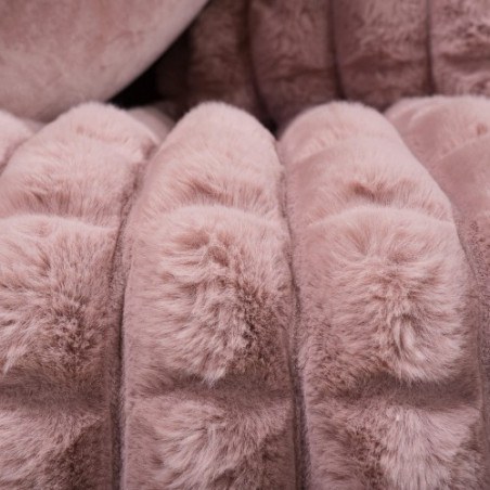 Γούνινη Μαξιλαροθήκη Teoran Cube 06 - 45x45cm