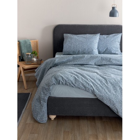 Σετ Σεντόνια Μονά 3 Τεμαχίων Palamaiki FL6290 Μπλε 170x260