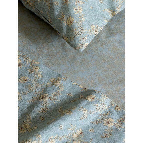 Σετ Μαξιλαροθήκες Palamaiki FL6291 Γαλάζιο 52x72