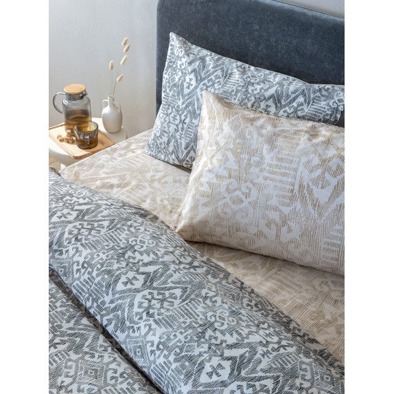 Σετ Σεντόνια Μονά με Λάστιχο 3 Τεμαχίων Palamaiki FL6292...