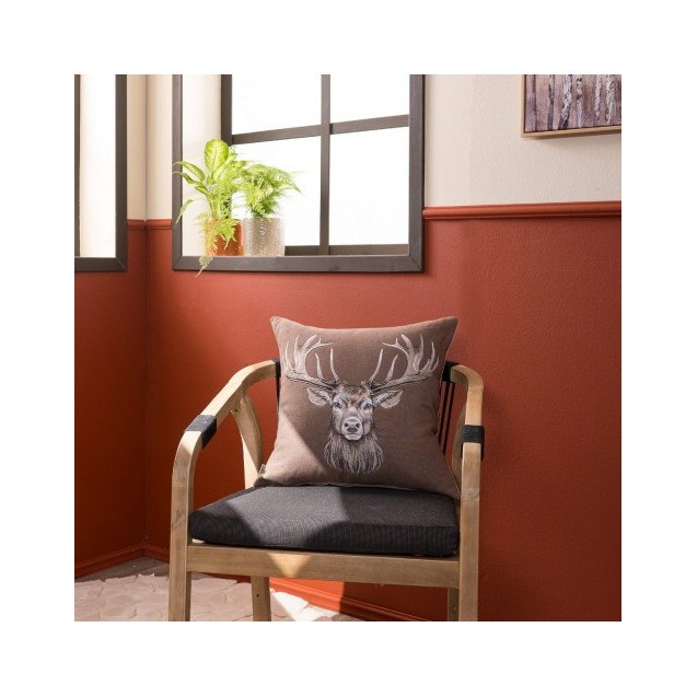 Μαξιλαροθήκη Teoran Reindeer 03 - 48 x 48 cm