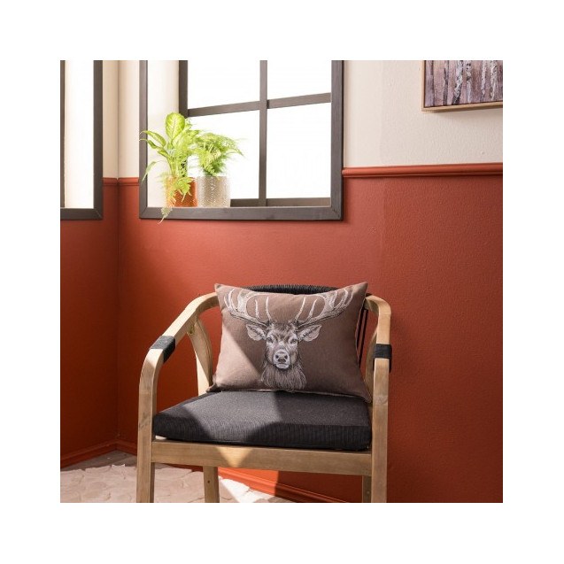 Μαξιλαροθήκη Teoran Reindeer 03 - 48 x 48 cm με...