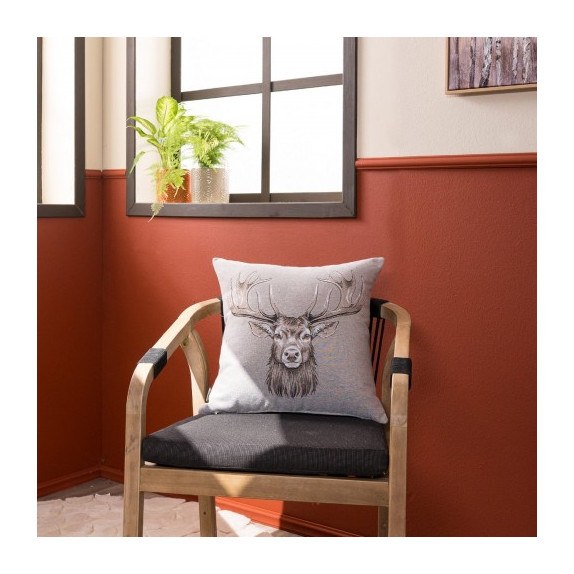 Μαξιλαροθήκη Teoran Reindeer 11 - 48 x 48 cm με γέμιση