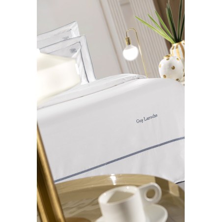 Σετ Σεντόνια King Size 4 Τεμαχίων Guy Laroche Elite White-Marine 270x280