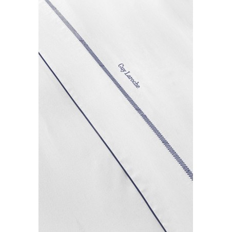 Σετ Σεντόνια King Size 4 Τεμαχίων Guy Laroche Elite White-Marine 270x280