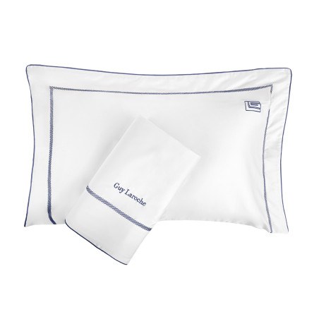 Σετ Σεντόνια King Size 4 Τεμαχίων Guy Laroche Elite White-Marine 270x280