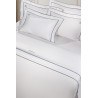 Σετ Παπλωματοθήκη King Size 3 Τεμαχίων Guy Laroche Elite White/Marine 250x240