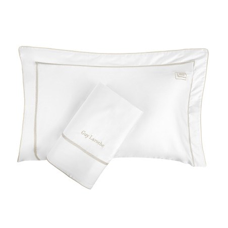 Σετ Σεντόνια King Size 4 Τεμαχίων Guy Laroche Elite White/Beige 270x280