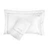 Σετ Σεντόνια King Size 4 Τεμαχίων Guy Laroche Elite White/Beige 270x280