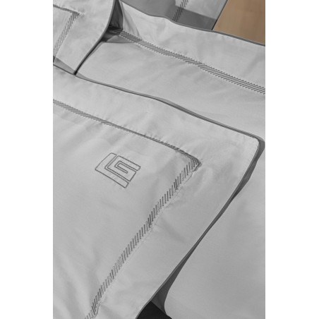 Σετ Παπλωματοθήκη King Size 3 Τεμαχίων Guy Laroche Elite Silver 250x240