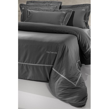Σετ Σεντόνια King Size 4 Τεμαχίων Guy Laroche Elite Anthracite/Silver 270x280