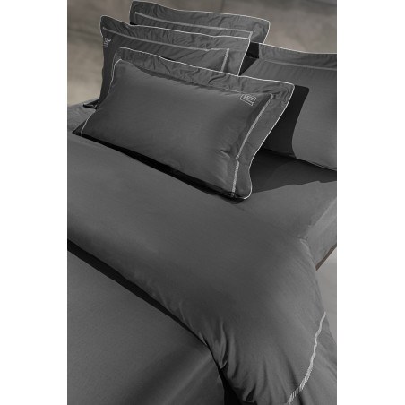 Σετ Σεντόνια King Size 4 Τεμαχίων Guy Laroche Elite Anthracite/Silver 270x280