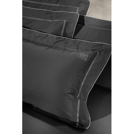 Σετ Σεντόνια King Size 4 Τεμαχίων Guy Laroche Elite Anthracite/Silver 270x280