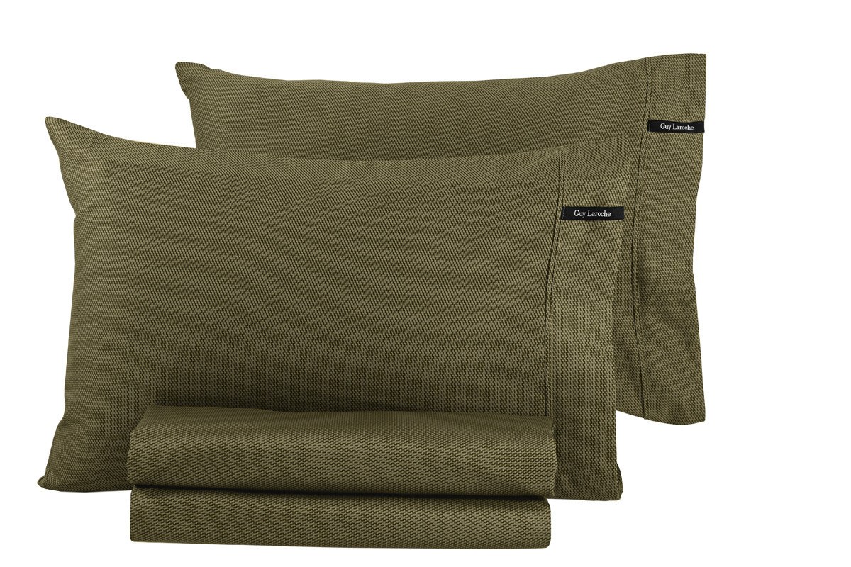 Σετ Μαξιλαροθήκες 2 Τεμαχίων Guy Laroche Minimal Khaki 50x70