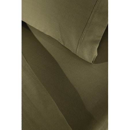 Σεντόνι Υπέρδιπλο με Λάστιχο Guy Laroche Minimal Khaki 160x200+35
