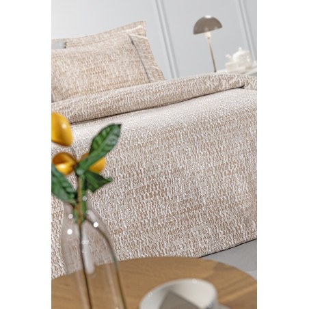 Σετ Σεντόνια Φανελένια King Size 4 Τεμαχίων Guy Laroche Beaver Almond 270x265