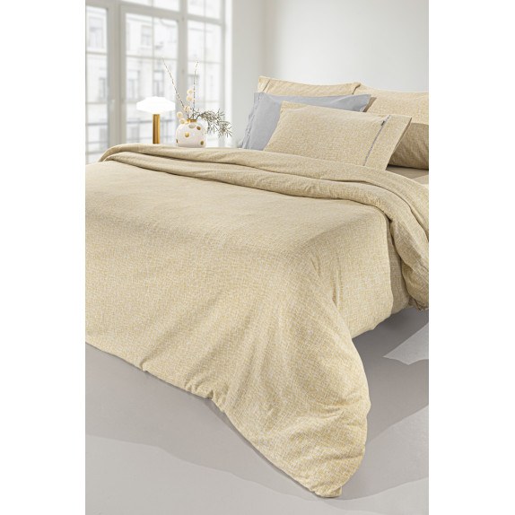 Σετ Παπλωματοθήκη Φανελένια Υπέρδιπλη 3 Τεμαχίων Guy...