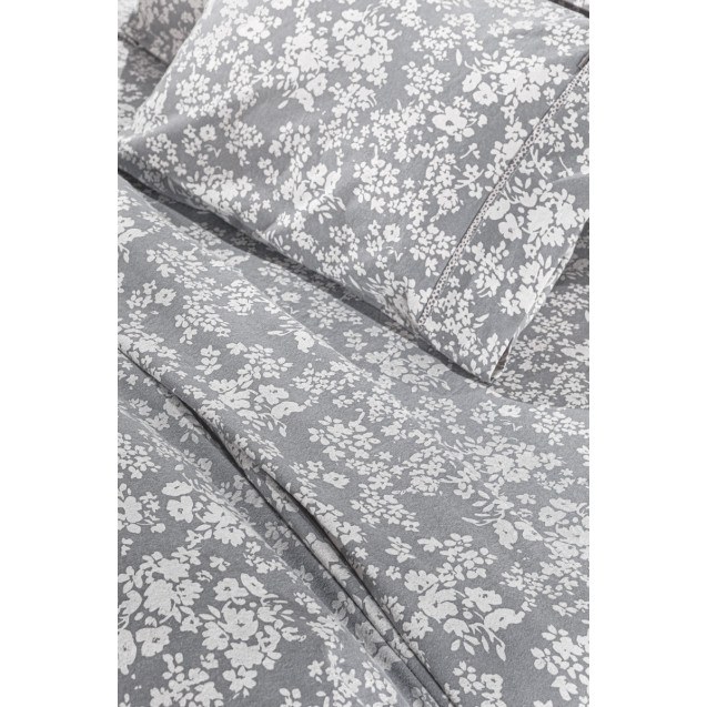 Σετ Σεντόνια Φανελένια King Size 4 Τεμαχίων Guy...