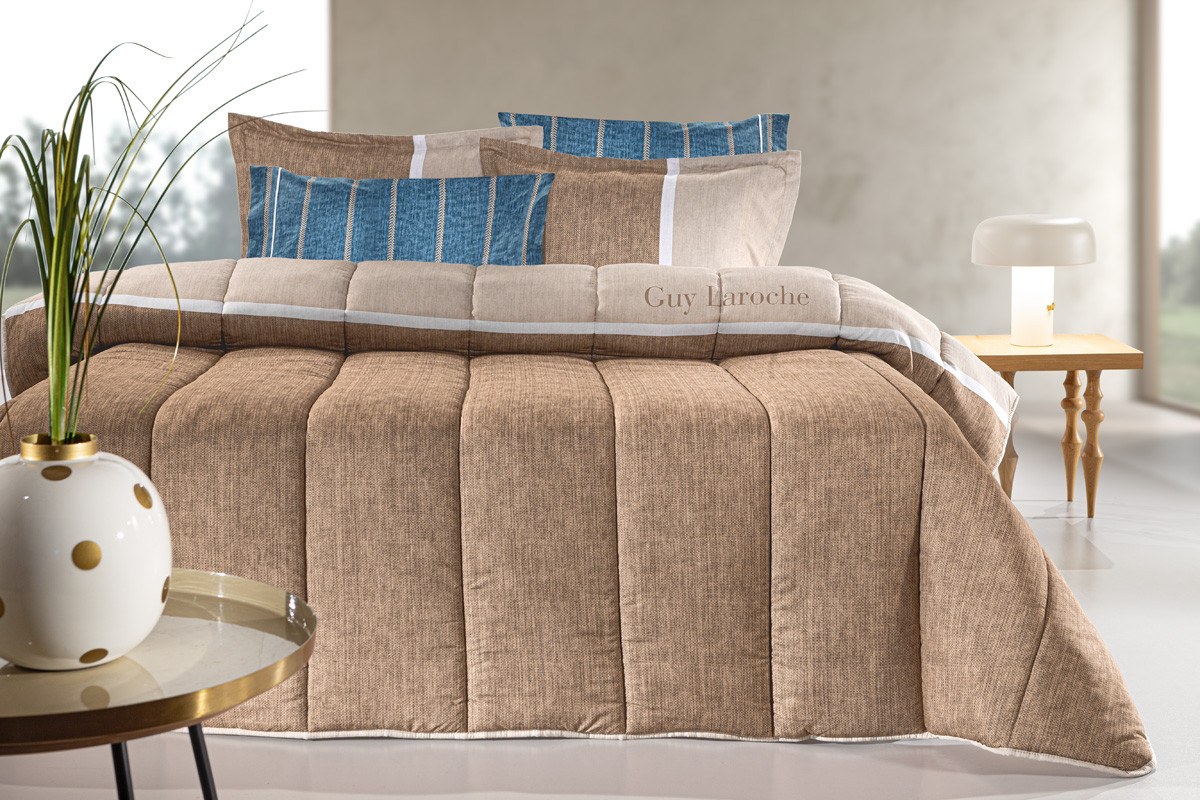 Πάπλωμα Υπέρδιπλο Guy Laroche Beverly Almond 220x240