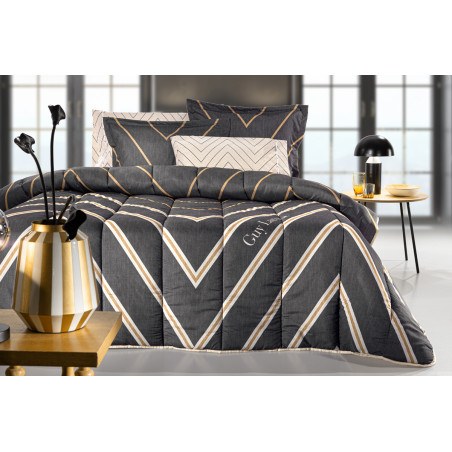 Παπλωματοθήκη Υπέρδιπλη Guy Laroche Canyon Anthracite 225x245