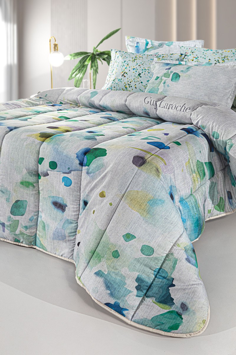 Πάπλωμα Υπέρδιπλο Guy Laroche Carmel Mint 220x240