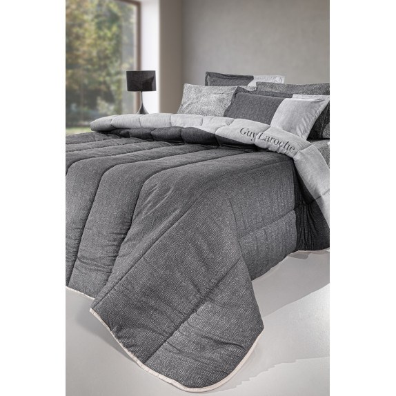 Πάπλωμα Υπέρδιπλο Guy Laroche Safari Anthracite 220x240