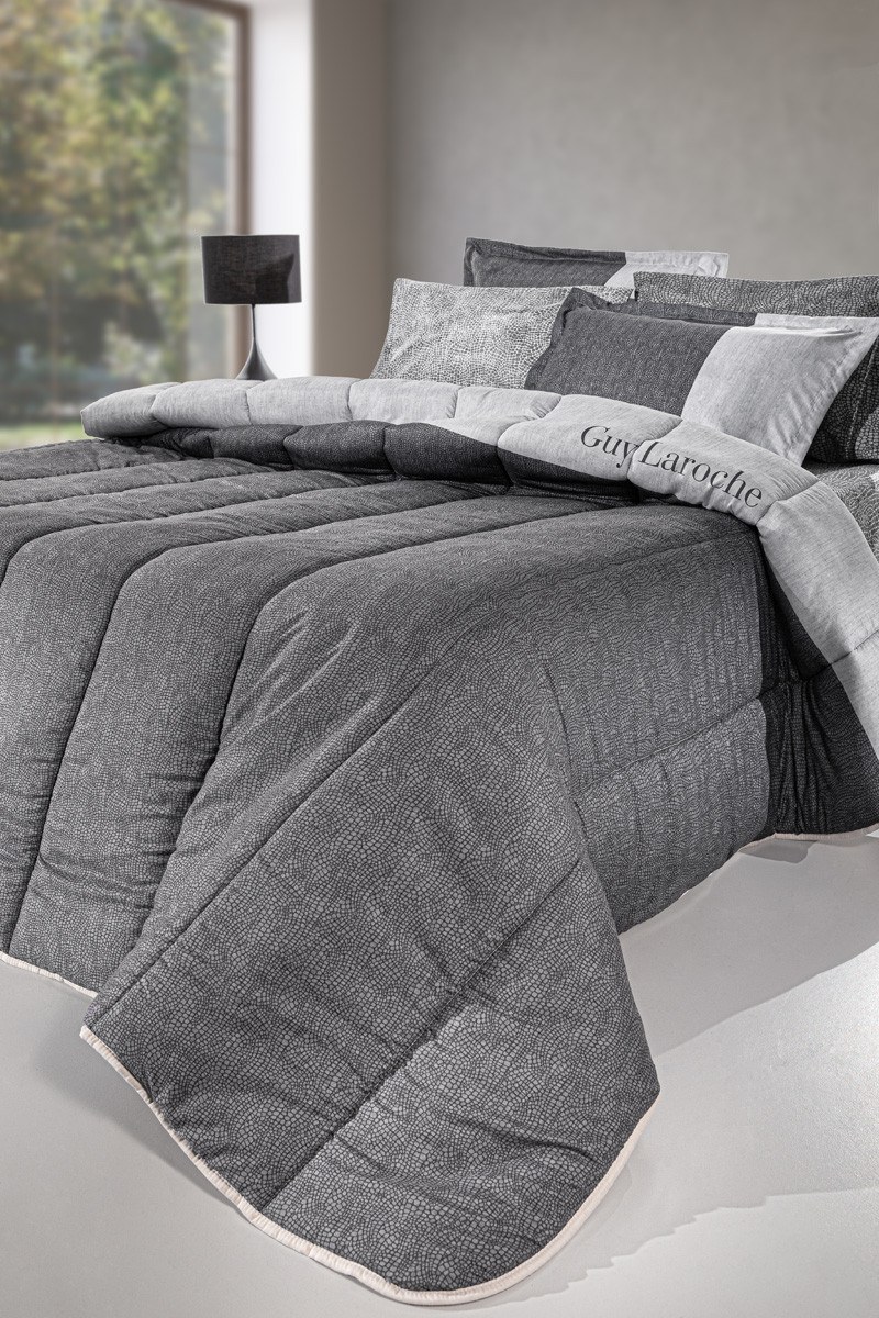 Πάπλωμα Υπέρδιπλο Guy Laroche Safari Anthracite 220x240