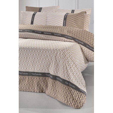 Σετ Σεντόνια Μονά 3 Τεμαχίων Guy Laroche Status Beige 180x265