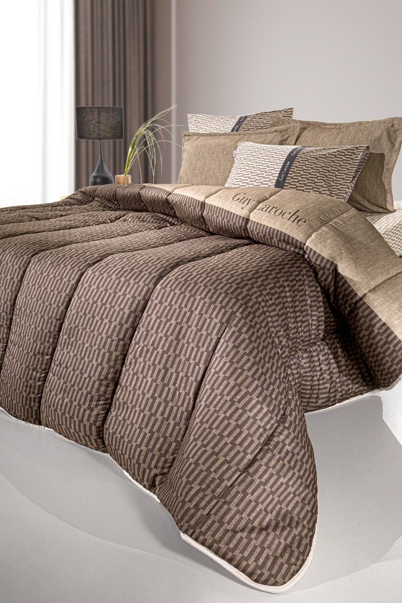 Guy Laroche - ΣΗΜΑΝΤΙΚΟ: Σε περίπτωση διαφοράς τιμής από το κατάστημα ισχύει παντα και μόνο η τιμή του καταστήματος Πάπλωμα Υπέρδιπλο Guy Laroche Status Beige 220x240