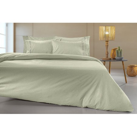 Παπλωματοθήκη Μονή Guy Laroche Color Plus Khaki 165x225