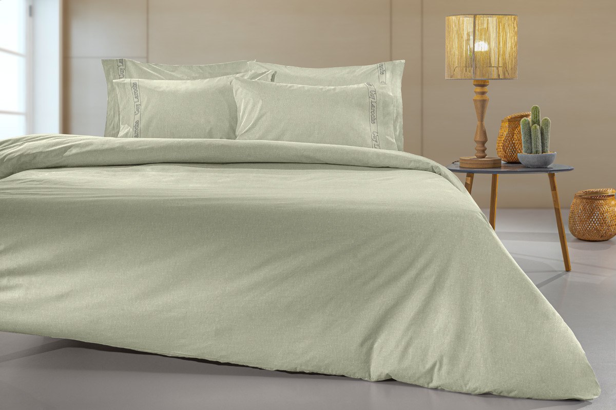 Παπλωματοθήκη Μονή Guy Laroche Color Plus Khaki 165x225