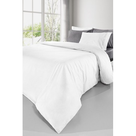 Σεντόνι King Size με Λάστιχο Guy Laroche Color Plus White 180x200+42