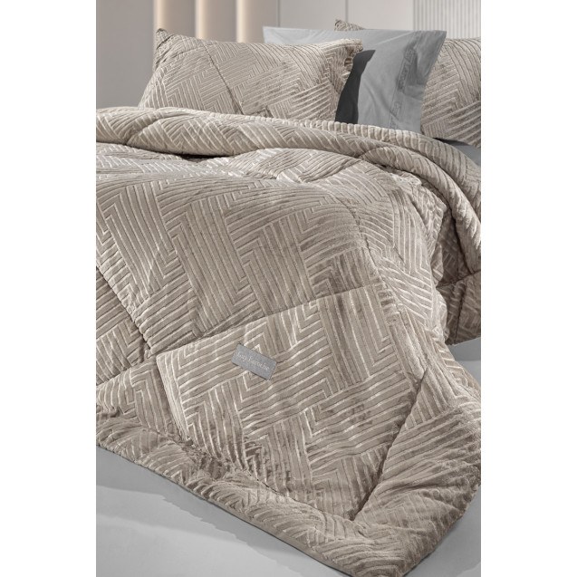 Πάπλωμα Μονό Guy Laroche York Natural 160x240