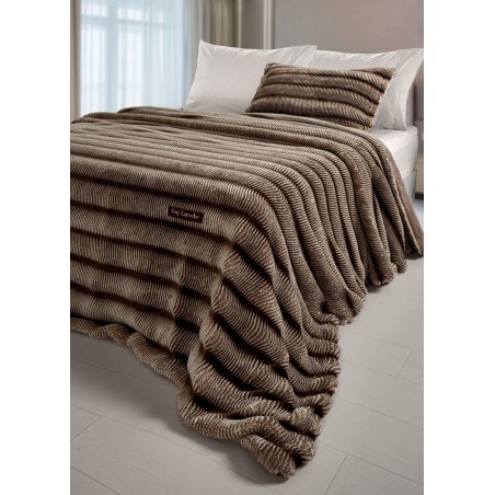 Κουβέρτα Γούνινη King Size Guy Laroche Gazelle Beige 260x240