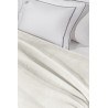 Κουβέρτα Βελουτέ Μονή Guy Laroche Logo Ivory 160x220
