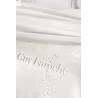 Κουβέρτα Βελουτέ Υπέρδιπλη Guy Laroche Logo Ivory 220x240