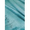 Κουβέρτα Βελουτέ Υπέρδιπλη Guy Laroche Logo Petrol 220x240