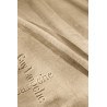 Κουβέρτα Βελουτέ Υπέρδιπλη Guy Laroche Logo Almond 220x240