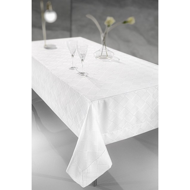 Τραπεζομάντηλο Guy Laroche Attitude White 160x220