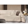 Σετ Ριχτάρι Διθέσιου και Μαξιλαροθήκη Διακόσμησης Guy Laroche Avalon Cream 170x250