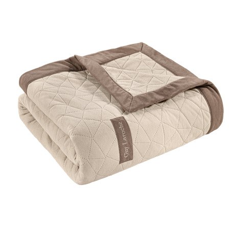 Σετ Ριχτάρι Διθέσιου και Μαξιλαροθήκη Διακόσμησης Guy Laroche Avalon Cream 170x250