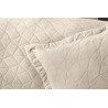 Σετ Ριχτάρι Τριθέσιου και Μαξιλαροθήκη Διακόσμησης Guy Laroche Avalon Cream 170x300
