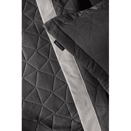 Σετ Ριχτάρι Τριθέσιου και Μαξιλαροθήκη Διακόσμησης Guy Laroche Avalon Carbon 170x300