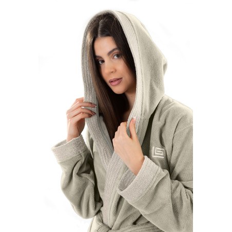 Μπουρνούζι Guy Laroche Monogram Khaki Small