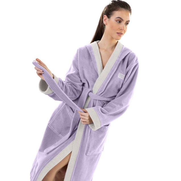 Μπουρνούζι Guy Laroche Monogram Lavender Small