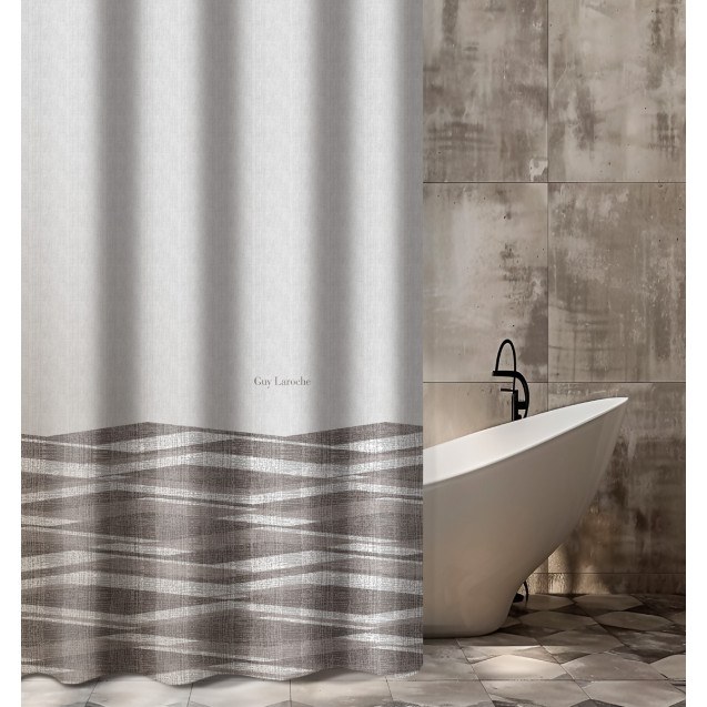 Κουρτίνα Μπάνιου Guy Laroche Active Taupe 180x185